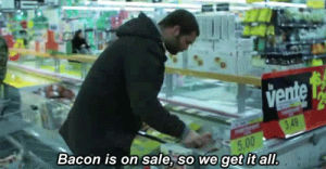 grocery shopping,shopping,epic meal time,food,youtube,bacon