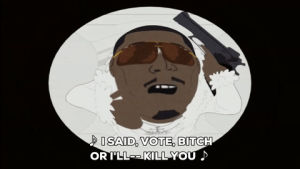 angry,gun,vote,rapper,killing,violent,p diddy
