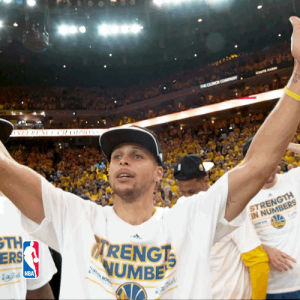 nba,celebrate,golden state warriors,stephen curry,hands up