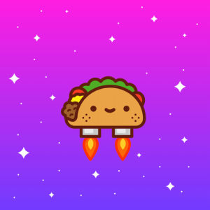 cute,space,kawaii,taco