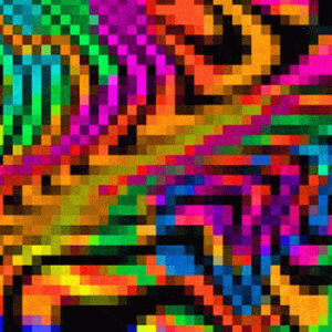 pixel art,rainbow,collage,trippy,op art,digital art,hypnotic,animation,art,design,cool,psychedelic,artists on tumblr,optical illusion,pixelated,computer art,pixelation
