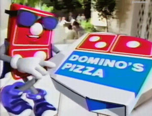 dominos pizza,90s,pizza,90s commercials,dominos