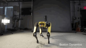 boston dynamics,robot,dance,dancing,robotics,spot,robot dance,robot dog