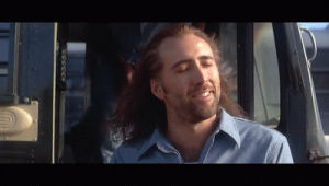 nicholas cage,watching,reactions,smiling