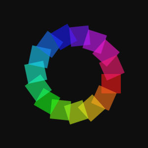 perfect loop,color wheel,creative coding,processing,p5art