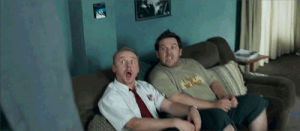 shaun of the dead,movie,scared,zombie