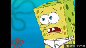 spongebob squarepants,angry,upset,underwear,razor