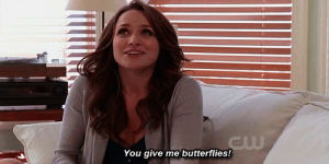 butterflies,you give me butterflies,love,crush