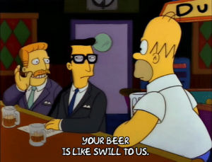 season 3,homer simpson,episode 11,beer,cops,pub,3x11,speak