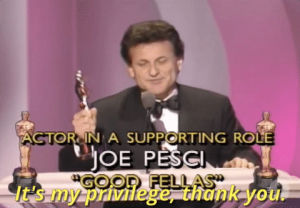 acceptance speech,joe pesci,oscars,academy awards,thank you,oscars 1991,oscars1991,ewanmcgregorings