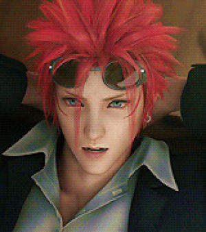 final fantasy,tv,advent children,reno is my baby and i love him so much