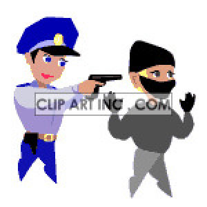 free police woman clipart gif