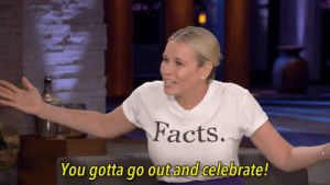 congratulations,celebrate,chelsea handler,party,friends,excited,friend,lets party