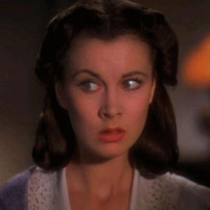 confusion,old hollywood,scarlett ohara,vivien leigh,1930s,reaction,who what when how