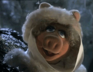 winter,miss piggy,snow,christmas,christmas countdown,the muppets,jim henson,a muppet family christmas