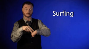 sign language,sign with robert,asl,deaf,american sign language,surfing