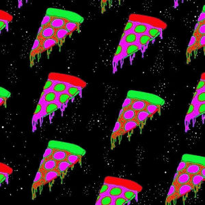 art,trippy,space,pizza,artists on tumblr,color,stars,colorful,colour,artwork,street art,artistic,i love pizza,trippin,trippy art,pizza is life,pizzaparty,trippy stuff,banana stand