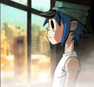 gorillaz,dead,high,dying,exhausted,falling,tired,drunk,falling over,sleep,ugh,sleeping,2d,sleepy,i cant,faint,im out,blue hair,fainting,tipsy,knocked out,black out,passing out