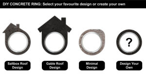 design,new,diy,kickstarter,ring,minimal,own,concrete,alternatives