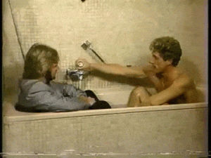 idiot,music,80s,interview,bath,rock and roll,my post,the who,classic rock,roger daltrey,he has a bass bath toy,in the tub baby