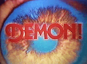 demon,all seeing eye,psychedelic,horror,rhett hammersmith,type design,movie title