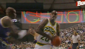 gary payton,basketball,nba,1990s,joe johnson,layup,seattle supersonics,199495,totally straight