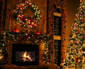 christmas,fireplace,christmas lights,yule log,me2,hbls,inuzuka kiba,nobu