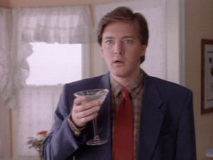 shocked,drop,andrew mccarthy,reaction,80s,glass,top and bottom