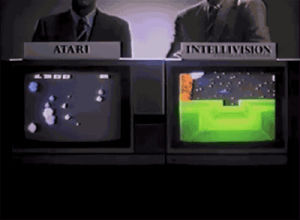 intellivision,atari,80s,1980s,commercial,1982,retro gaming
