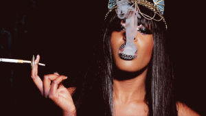 azealia banks,swag,music,lovey,girl,smoke,smoking