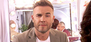 gary barlow,reaction,x factor,sharon osbourne,nicole scherzinger,eyebrow,i dont know why i chanced upon this interview a month late,heart radio
