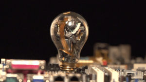 science,light bulb,idea,explosion,circuits,bits,bad idea,world science festival