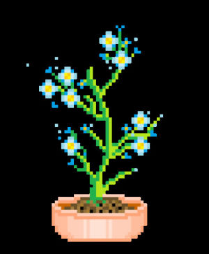 pixel art,plants,transparent,pixel,green,art,plant,flowers,kawaii,blog,pixels,prettytransparents