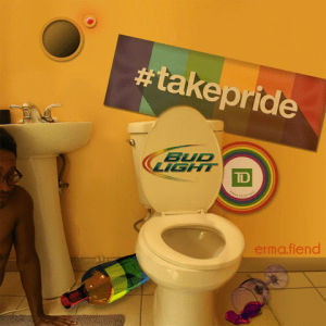 lgbt,pride,gay pride,gay rights,love is love,erma fiend,pride party,bathroom ban