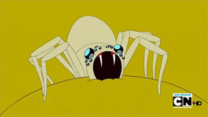 insect,spider,funny,cartoon,adventure time,ouch,cartoon network,bug,jake the dog,tick