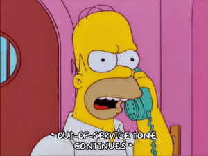 homer simpson,episode 2,angry,season 12,phone,call,12x02,impatient,cord