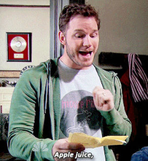 chris pratt,parks and recreation,andy dwyer,7x08,ms ludgate dwyer goes to washington,apple juice