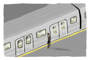 waiting,transport,croud,day,people,train,graphic,move,wait,fast,draw,subway,station,routine