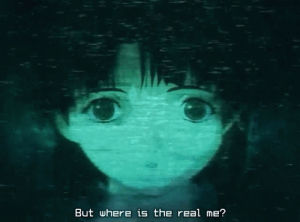 serial experiments lain,lonely,darkness,anime quote,movie,anime,animation,90s,weird,japan,dark,manga,grunge,alone,real,reality,japanese,strange,pale,movie quote,blur,depressive