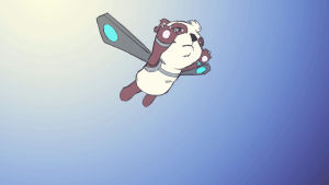animation,panda,photoshop,2d animation,test animation,flying panda