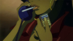 anime,michiko malandro,michiko to hatchin,animation,smoking,channel frederator