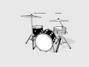 drums,drum,drumset,music,animation,loop,c4d,cinema 4d,looping,drumming,instrument,squash,drum set