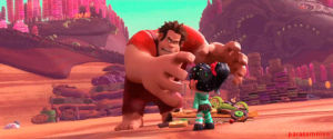wreck it ralph,wreck it ralph frustrated crush you,funny pics,reaction,frustrated,grr,the glitch,mireactionwhen