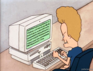 internet,working,beavis and butthead,working from home,computer