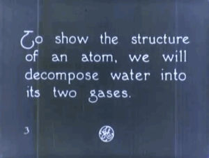 atoms,vintage,black and white,science,ge,experiments