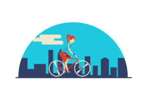 illustration,cycle,cyclist,animation,design,artists on tumblr,city,bike,tumblr featured