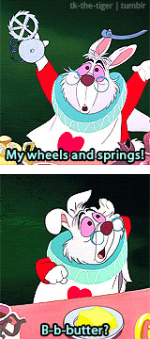 alice in wonderland,disney,mad hatter,photoset,quote,rabbit,silly,white rabbit,march hare,cartoons comics