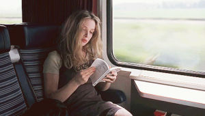 travel,girl,train,before sunrise,dream,reading,movie,dreamy,richard linklater