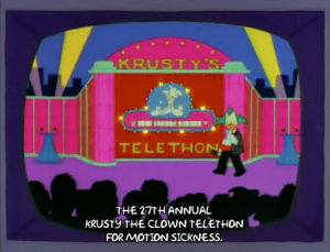 season 3,episode 21,concert,krusty the clown,3x21,crusty,dancing pickle,benefit