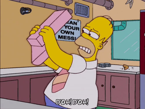 Funny Gifs Homer Simpson Gif Vsgif Com